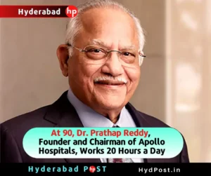 Read more about the article At 90, Dr. Prathap Reddy, Founder and Chairman of Apollo Hospitals, Works 20 Hours a Day