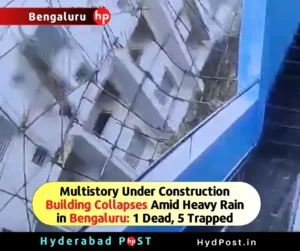 Read more about the article Multistory Under Construction Building Collapses Amid Heavy Rain in Bengaluru: 1 Dead, 5 Trapped