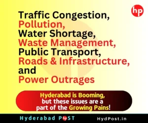 Read more about the article Hyderabad is Booming, but these issues are a part of the Growing Pains!