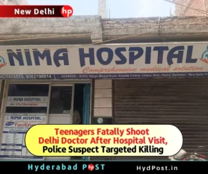 Read more about the article Teenagers Fatally Shoot Delhi Doctor After Hospital Visit, Police Suspect Targeted Killing