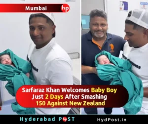 Read more about the article Sarfaraz Khan Welcomes Baby Boy Just 2 Days After Smashing 150 Against New Zealand