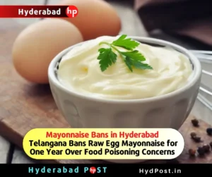 Read more about the article Mayonnaise Bans in Hyderabad: Telangana Bans Raw Egg Mayonnaise for One Year Over Food Poisoning Concerns