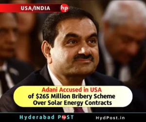 Read more about the article Adani Accused in USA of $265 Million Bribery Scheme Over Solar Energy Contracts