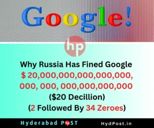 Read more about the article Why Russia Has Fined Google 20,000,000,000,000,000,000,000,000,000,000,000 ($20 Decillion)