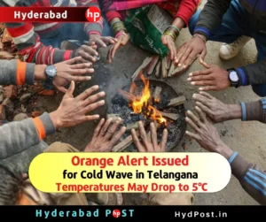 Read more about the article Orange Alert Issued for Cold Wave in Telangana: Temperatures May Drop to 5°C