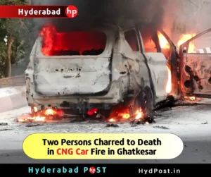 Read more about the article Two Persons Charred to Death in CNG Car Fire in Ghatkesar