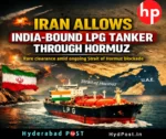 Iran allows an India-bound LPG tanker to pass through the Strait of Hormuz despite the ongoing blockade, sources say.
