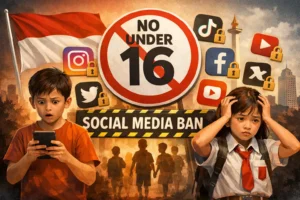 Read more about the article Indonesia Bans Social Media Access for Children Under 16