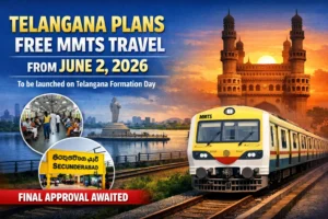 Read more about the article Telangana Govt Plans Free MMTS Travel from June 2