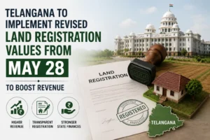 Read more about the article Telangana to Implement Revised Land Registration Values From May 28 to Boost Revenue