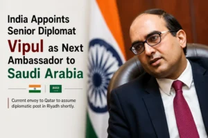 Read more about the article India Appoints Senior Diplomat Vipul as Next Ambassador to Saudi Arabia