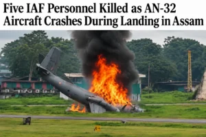 Read more about the article Five IAF Personnel Killed as AN-32 Aircraft Crashes During Landing in Assam